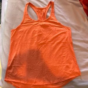 Peach/orange lululemon tank top
